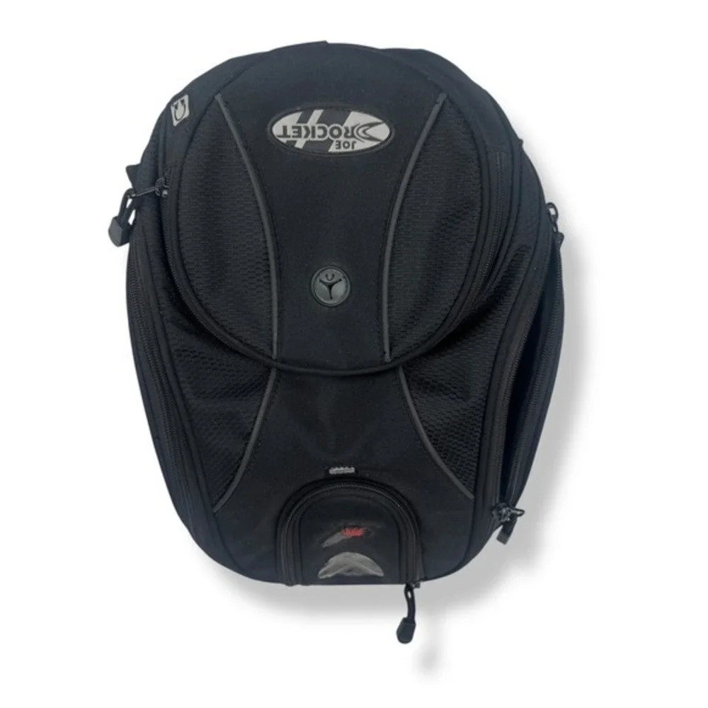 Joe Rocket Manta Tank‎ Magnet Bag Black Motorcycle Touring Racer Bikercore Gear